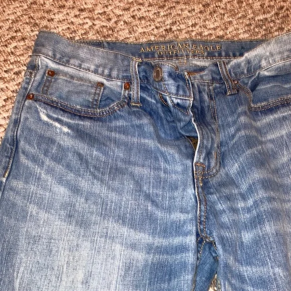 Mens American Eagle Distressed Jeans - Picture 3 of 6